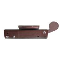 CERROJO PASADOR DE SUELO PARA PUERTA ABATIBLE DE 2 HOJAS