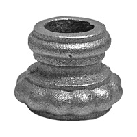 MACOLLA DE HIERRO FUNDIDO REDONDA Ø16 MM BARRILETE CON BASE VUL 008-MA / FERR MA-007