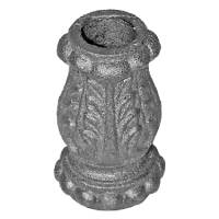 MACOLLA DE HIERRO FUNDIDO REDONDA Ø16 MM CON BASE VUL 006-MA / FERR 01MA-006