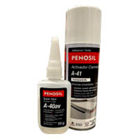 KIT PEGAMENTO CIANOCRILATO 50 GRS A-40 + A-41 (6 KIT CAJA) - PENOSIL