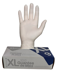 DISPENSADOR 100 GUANTES LATEX SIN POLVO LUNA