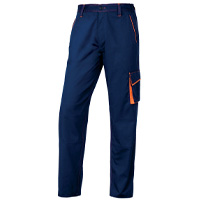 PANTALON PANOPLI AZUL MARINO / NARANJA DELTA PLUS