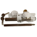 CERRADURA PARA PUERTA SECCIONAL LLAVE BOTON LARGO 20 MM B2PPS