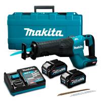 [JR001GM201] SIERRA SABLE CON 2 BATERIAS 40V - 4 AMP MAKITA