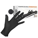 DISPENSADOR 100 GUANTES NITRILO DIAMANTADO NEGRO MICRAS TALLA M