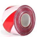 CINTA BALIZA DE SEÑALIZACION ROJA/BLANCA 7 CM x 200 M GALGA 100 (36 UNDS CAJA) J.G