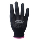 PAR DE GUANTES POLIESTER POLIURETANO NEGRO FRAST