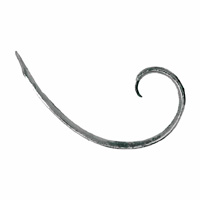 ADORNO DE HIERRO FORJADO 130 × 100 × 4 MM IND 94/C/1 / VUL 4483/1