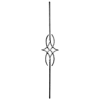 ADORNO DE HIERRO FORJADO LISO #12 MM 200 × 1000 MM IND GD21/6 / VUL 4357