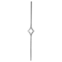 ADORNO DE HIERRO FORJADO LISO #14 MM 120 × 1000 MM IND GD23/1