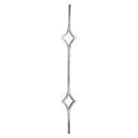 ADORNO DE HIERRO FORJADO LISO #14 MM 120 × 1000 MM IND GD25/1