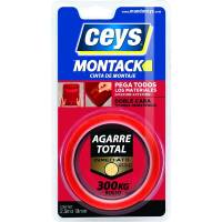 CINTA DE MONTAJE 2 CARAS 2.5-19 MM (12 UNDS CAJA) CEYS
