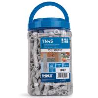CUBO 500 TACOS NYLON PARA HUECO 4 SEGMENTOS 8-40 INDEX