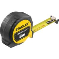FLEXOMETRO 8 M X 25 MM CON FRENO DE DEDO STANLEY