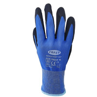 PAR DE GUANTES POLIESTER AZUL NITRILO FOAM SANDY NEGRO FRAST