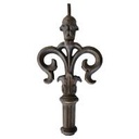 ADORNO DE HIERRO FUNDIDO 235 × 130 MM VUL 068 / FERR AD050