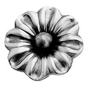 ROSETA DE HIERRO FORJADO Ø65 MM × 3 MM IND 697/4 / VUL 4656