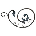 ADORNO DE HIERRO FORJADO 620 × 410 × 12 MM IND 94/E/6 / VUL 4492/1