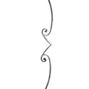 ADORNO DE HIERRO FORJADO LISO 95 × 100 MM IND GD15/3