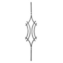 ADORNO DE HIERRO FORJADO LISO #12 MM 200 × 1000 MM IND GD21/3 / VUL 4356