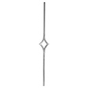 ADORNO DE HIERRO FORJADO LISO #14 MM 120 × 1000 MM IND GD23/1