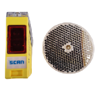 [RP76-L010MR-CY6T4L-PF] FOTOCELULA AMARILLA DE ESPEJO RP76 PARA CORRIENTE CONTINUA Y ALTERNA 12/24/220 V