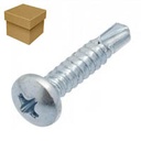 CAJA 500 - TORNILLO 7504N 4.2-38 CABEZA ALOMADA PUNTA BROCA CINCADO INDEX